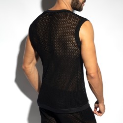 Débardeur de la marque ES COLLECTION - Débardeur V-Neck Brisa - Noir - Ref : TS357 C10