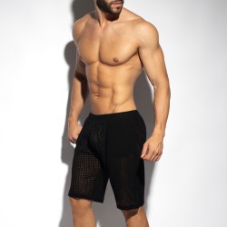 Bermuda de la marque ES COLLECTION - Bermuda Brisa - Noir - Ref : SP354 C10