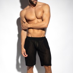 Bermuda de la marque ES COLLECTION - Bermuda Brisa - Noir - Ref : SP354 C10