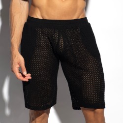 Bermuda de la marque ES COLLECTION - Bermuda Brisa - Noir - Ref : SP354 C10