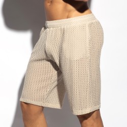Bermuda de la marque ES COLLECTION - Bermuda Brisa - Beige - Ref : SP354 C28