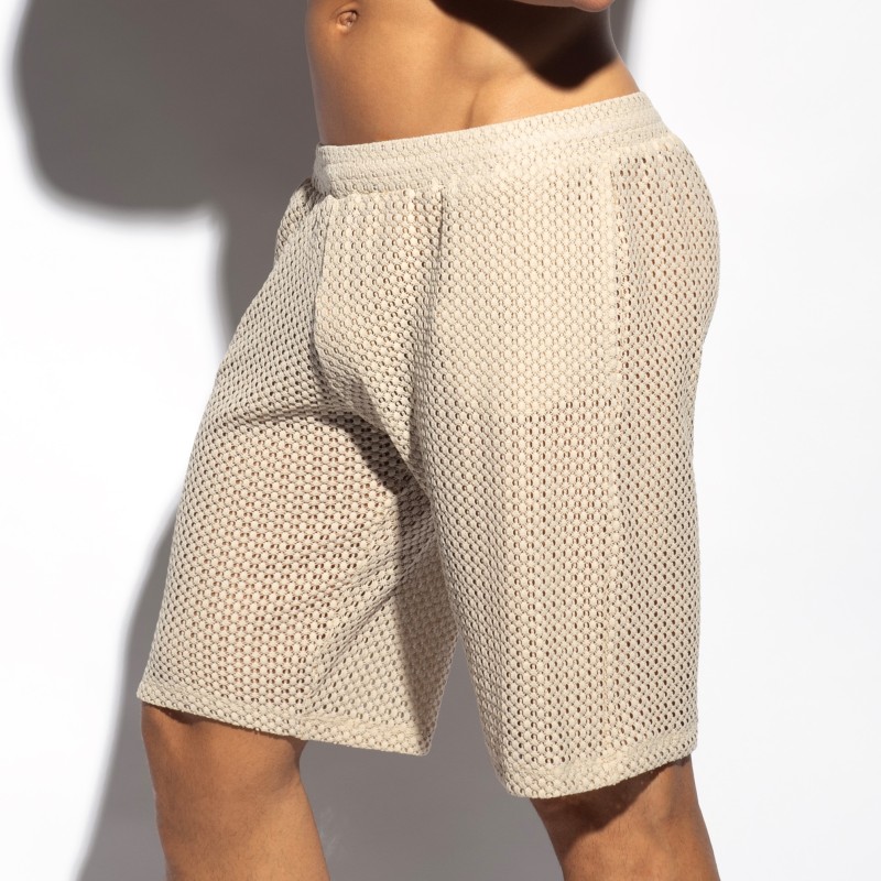 Bermuda de la marque ES COLLECTION - Bermuda Brisa - Beige - Ref : SP354 C28