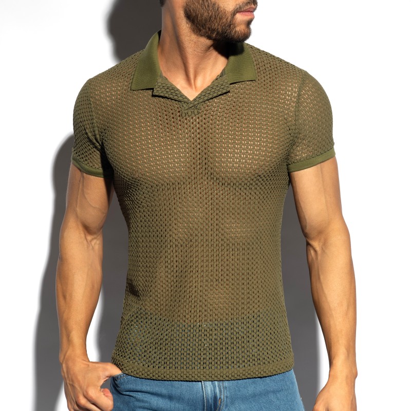 Chemise Polo Brisa - Kaki - ES collection : vente polo pour homme E...