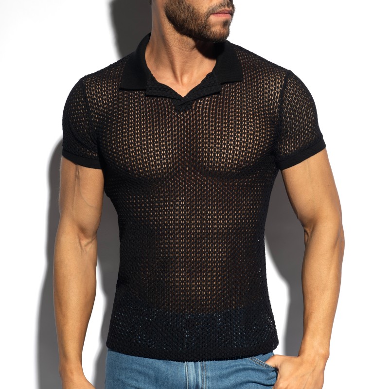 Chemise Polo Brisa - Noir - ES collection : vente polo pour homme E...