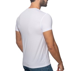 Manches courtes de la marque ADDICTED - T-Shirt Veloz Dry - Blanc - Ref : AD1399 C01
