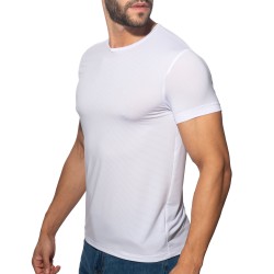 Manches courtes de la marque ADDICTED - T-Shirt Veloz Dry - Blanc - Ref : AD1399 C01