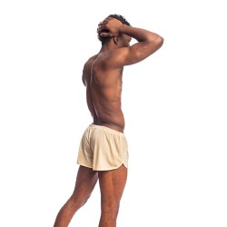 Short de la marque L HOMME INVISIBLE - Champagne & Velours- Freedom Short L Homme Invisible Vanille - Ref : HW179 CGN 011