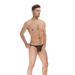 String de la marque L HOMME INVISIBLE - Viridio Noir - String L Homme Invisible - Ref : MY21X ATL 001