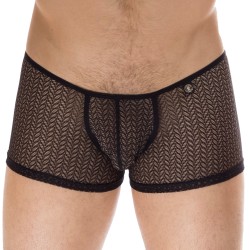 Boxer, shorty de la marque L HOMME INVISIBLE - Viridios Noir - Boxer Invisible L Homme Invisible - Ref : MY04L ATL 001