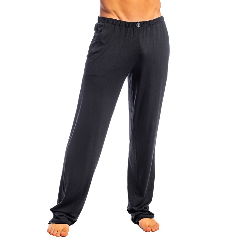 Pantalon de la marque L HOMME INVISIBLE - Soft Touch- Pantalon L Homme Invisible Noir - Ref : HW144 PER 001