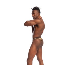 String de la marque L HOMME INVISIBLE - River Gold V String Bikini L Homme Invisible - Ref : UW19 RIG OR1
