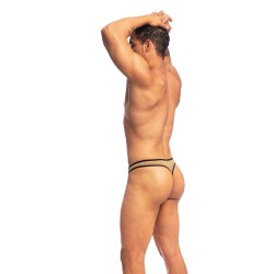 String de la marque L HOMME INVISIBLE - River Gold V String Bikini L Homme Invisible - Ref : UW19 RIG OR1