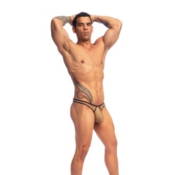 String de la marque L HOMME INVISIBLE - River Gold V String Bikini L Homme Invisible - Ref : UW19 RIG OR1