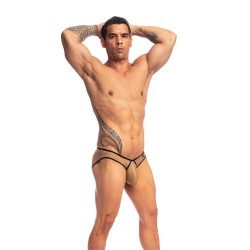 Slip, Tanga de la marque L HOMME INVISIBLE - River Gold V-Invisible Slip L Homme Invisible - Ref : UW20 RIG OR1