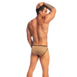 Slip, Tanga de la marque L HOMME INVISIBLE - River Gold V-Invisible Slip L Homme Invisible - Ref : UW20 RIG OR1