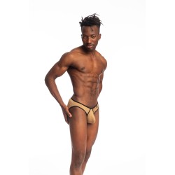 Slip, Tanga de la marque L HOMME INVISIBLE - River Gold V-Invisible Slip L Homme Invisible - Ref : UW20 RIG OR1