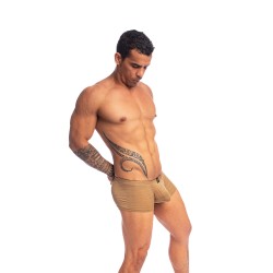 Boxer, shorty de la marque L HOMME INVISIBLE - River Gold Miniboxer Pushup L Homme Invisible - Ref : UW09 RIG OR1