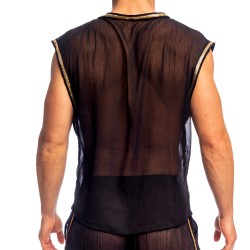 Débardeur de la marque L HOMME INVISIBLE - Stellaro Debardeur L Homme Invisible Noir - Ref : SP11 STE 001