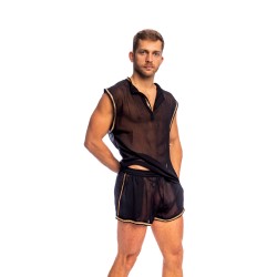 Débardeur de la marque L HOMME INVISIBLE - Stellaro Debardeur L Homme Invisible Noir - Ref : SP11 STE 001