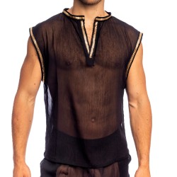 Débardeur de la marque L HOMME INVISIBLE - Stellaro Debardeur L Homme Invisible Noir - Ref : SP11 STE 001