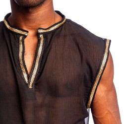 Débardeur de la marque L HOMME INVISIBLE - Stellaro Debardeur L Homme Invisible Noir - Ref : SP11 STE 001