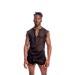 Débardeur de la marque L HOMME INVISIBLE - Stellaro Debardeur L Homme Invisible Noir - Ref : SP11 STE 001