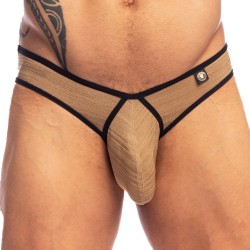 Slip, Tanga de la marque L HOMME INVISIBLE - River Gold V-Invisible Slip L Homme Invisible - Ref : UW20 RIG OR1