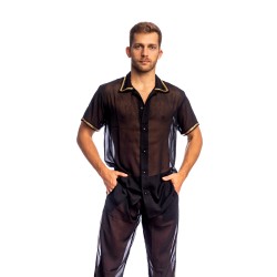 Chemise de la marque L HOMME INVISIBLE - Stellaro Chemise L Homme Invisible Noir - Ref : HW167 STE 001