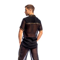 Chemise de la marque L HOMME INVISIBLE - Stellaro Chemise L Homme Invisible Noir - Ref : HW167 STE 001