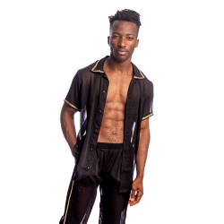 Chemise de la marque L HOMME INVISIBLE - Stellaro Chemise L Homme Invisible Noir - Ref : HW167 STE 001