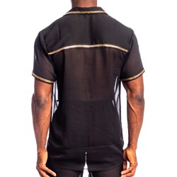 Chemise de la marque L HOMME INVISIBLE - Stellaro Chemise L Homme Invisible Noir - Ref : HW167 STE 001
