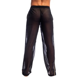 Pantalon de la marque L HOMME INVISIBLE - Stellaro Pantalon à cordon coulissant L Homme Invisible Noir - Ref : HW144 STE 001