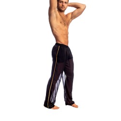 Pantalon de la marque L HOMME INVISIBLE - Stellaro Pantalon à cordon coulissant L Homme Invisible Noir - Ref : HW144 STE 001