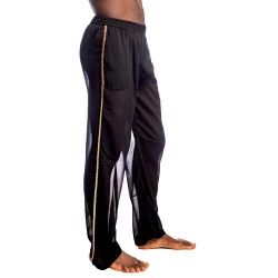 Pantalon de la marque L HOMME INVISIBLE - Stellaro Pantalon à cordon coulissant L Homme Invisible Noir - Ref : HW144 STE 001