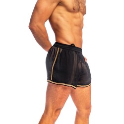 Short de la marque L HOMME INVISIBLE - Stellaro Shorts L Homme Invisible Noir - Ref : HW185 STE 001