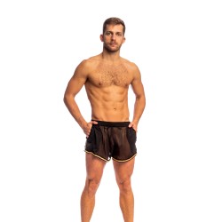 Short de la marque L HOMME INVISIBLE - Stellaro Shorts L Homme Invisible Noir - Ref : HW185 STE 001