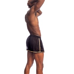 Short de la marque L HOMME INVISIBLE - Stellaro Shorts L Homme Invisible Noir - Ref : HW185 STE 001