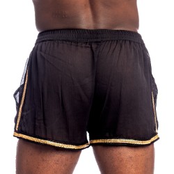 Short de la marque L HOMME INVISIBLE - Stellaro Shorts L Homme Invisible Noir - Ref : HW185 STE 001