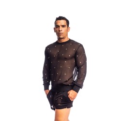 Pluie des Etoiles Haut à Manches Longues L'Homme Invisible Noir - L...