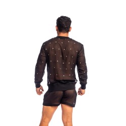 Pluie des Etoiles Haut à Manches Longues L'Homme Invisible Noir - L...