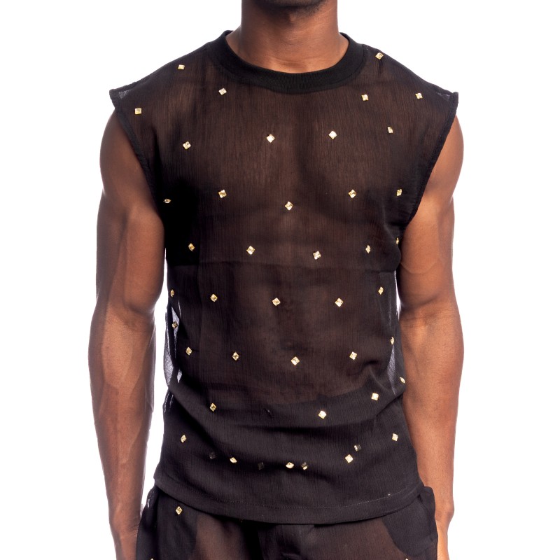 Canottiera a collo tondo Rain of the Stars L'homme Invisible Black ...