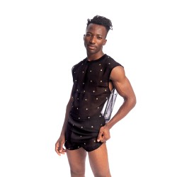 Canottiera a collo tondo Rain of the Stars L'homme Invisible Black ...