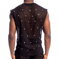 Canottiera a collo tondo Rain of the Stars L'homme Invisible Black ...