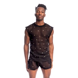 Canottiera a collo tondo Rain of the Stars L'homme Invisible Black ...