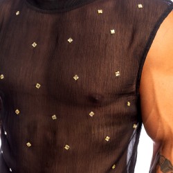 Canottiera a collo tondo Rain of the Stars L'homme Invisible Black ...