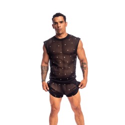 Canottiera a collo tondo Rain of the Stars L'homme Invisible Black ...