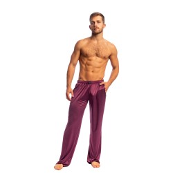 Pantaloni del marchio L HOMME INVISIBLE - Silky Touch L Homme Invisible Pants Bordeaux - Ref : HW144 SIL RB9