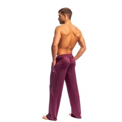 Pantaloni del marchio L HOMME INVISIBLE - Silky Touch L Homme Invisible Pants Bordeaux - Ref : HW144 SIL RB9