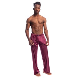 Pantaloni del marchio L HOMME INVISIBLE - Silky Touch L Homme Invisible Pants Bordeaux - Ref : HW144 SIL RB9