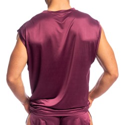 Canotta del marchio L HOMME INVISIBLE - Canottiera Silky Touch L Homme Invisible Bordeaux - Ref : SP09 SIL RB9